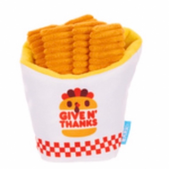Bark Squeak Potato Fries Plush Dog Toy - Picture 4 of 6